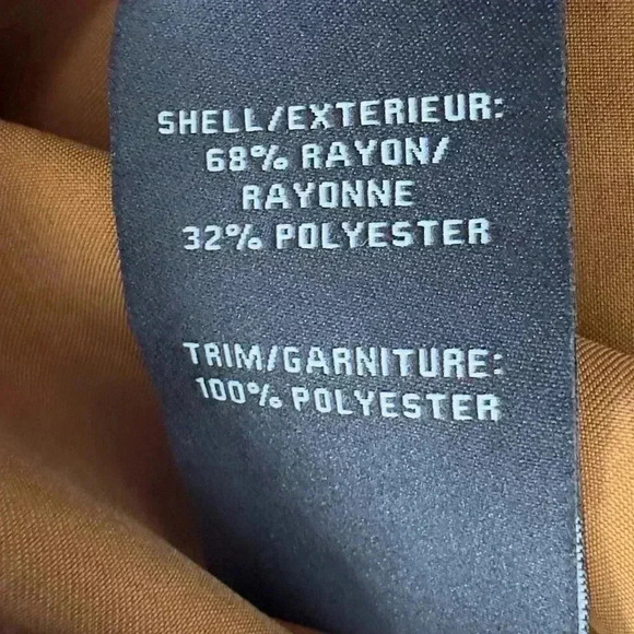 Seven for All Mankind High-Waist Pleated Semi Wide-Leg Trousers Brown Women's M - Picture 13 of 14